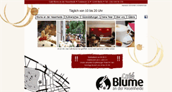 Desktop Screenshot of cafe-blume-berlin.de